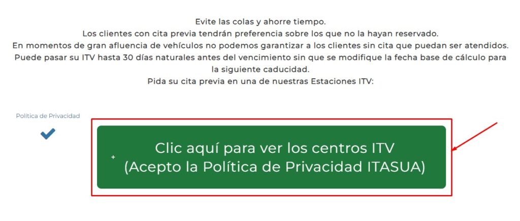 Abre itasua.com y entra al portal de cita