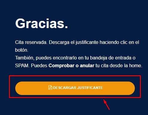 Descarga el justificante