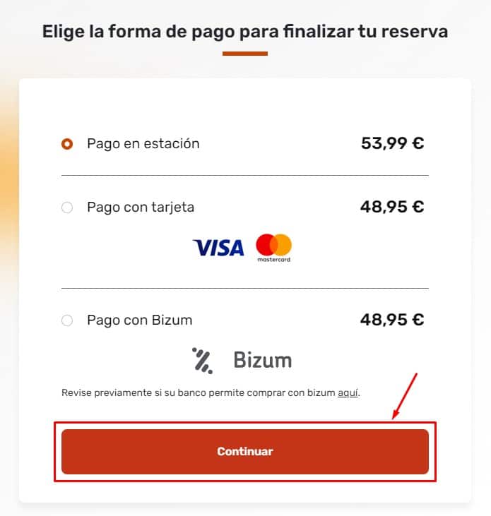 Forma de pago