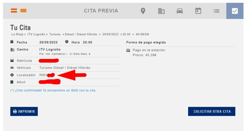Guarda el localizador