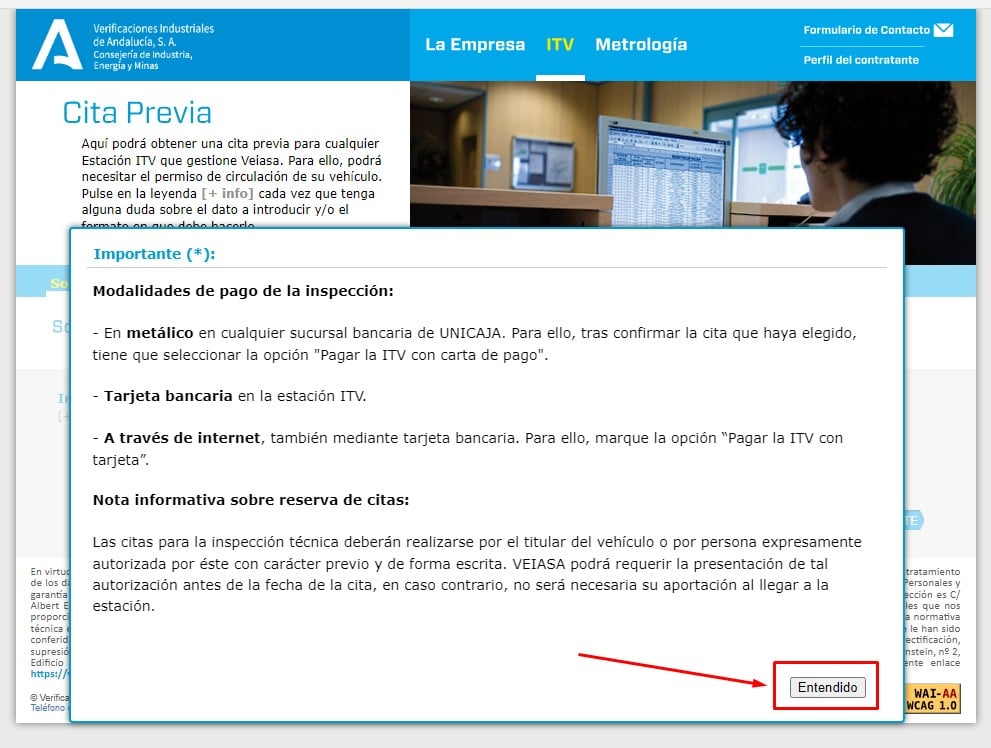 Lee la nota informativa inicial
